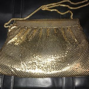 Vintage Whiting&Davis Gold Mesh Handbag
